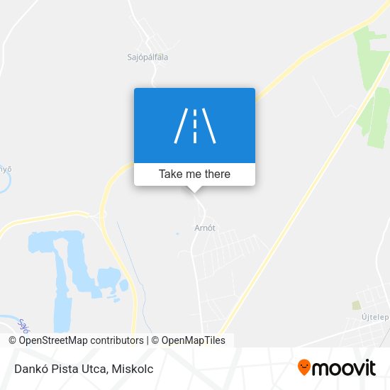 Dankó Pista Utca map