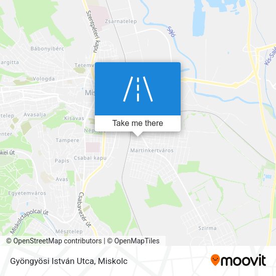 Gyöngyösi István Utca map