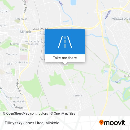 Pilinyszky János Utca map