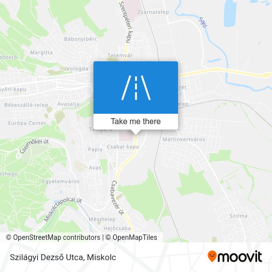 Szilágyi Dezső Utca map