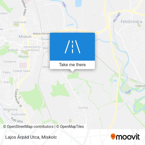 Lajos Árpád Utca map