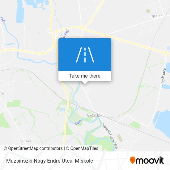 Muzsinszki Nagy Endre Utca map