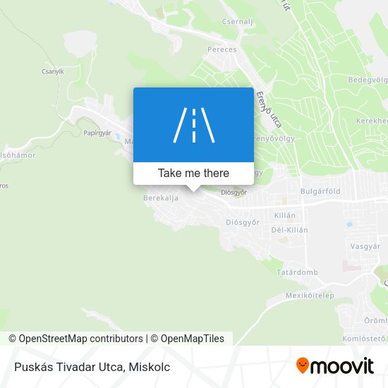 Puskás Tivadar Utca map