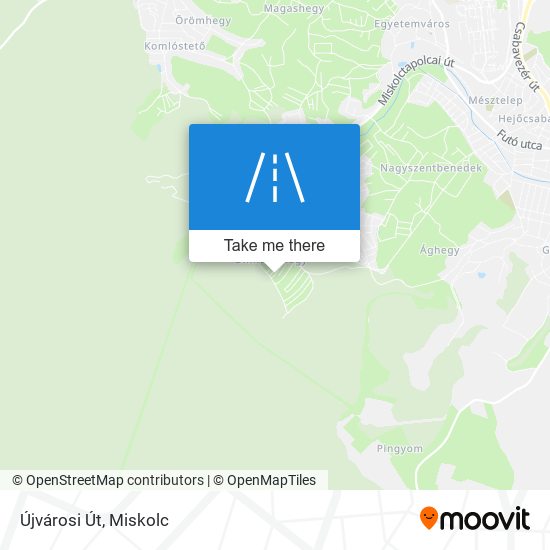 Újvárosi Út map