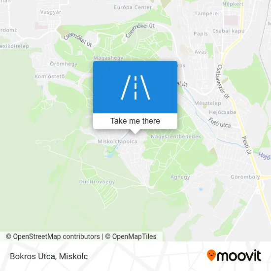 Bokros Utca map