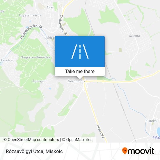 Rózsavölgyi Utca map