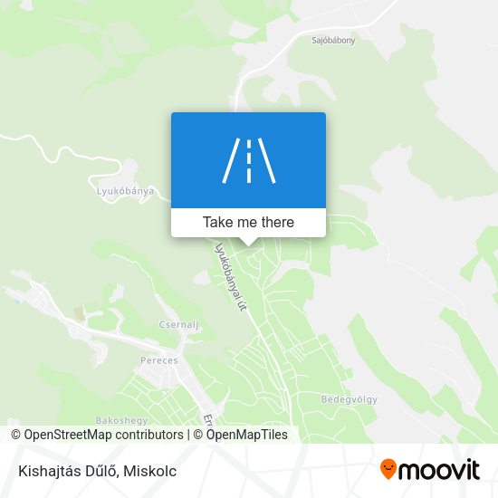 Kishajtás Dűlő map