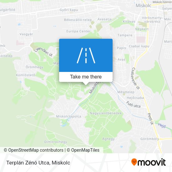 Terplán Zénó Utca map