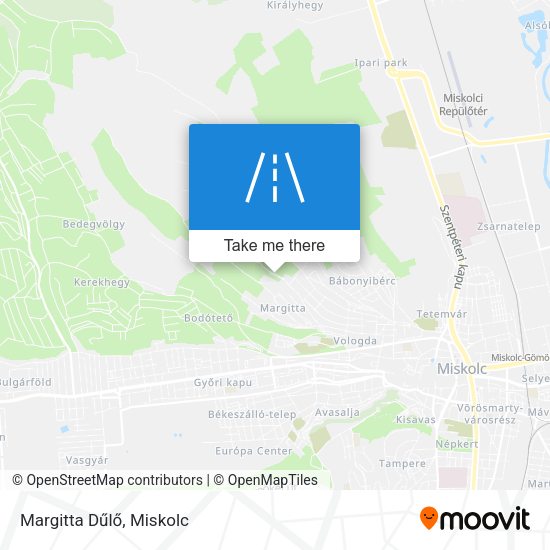 Margitta Dűlő map