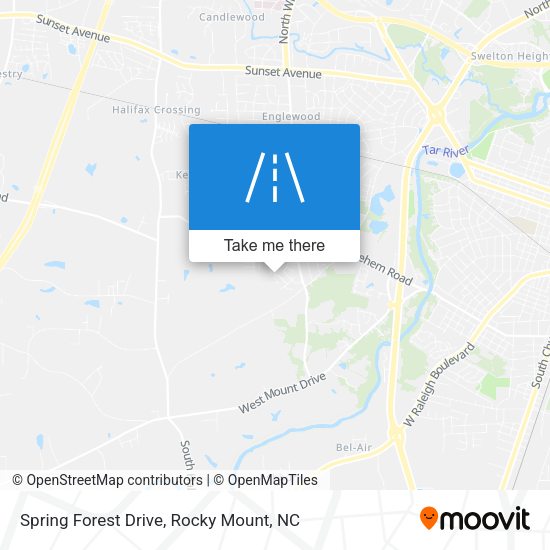 Spring Forest Drive map