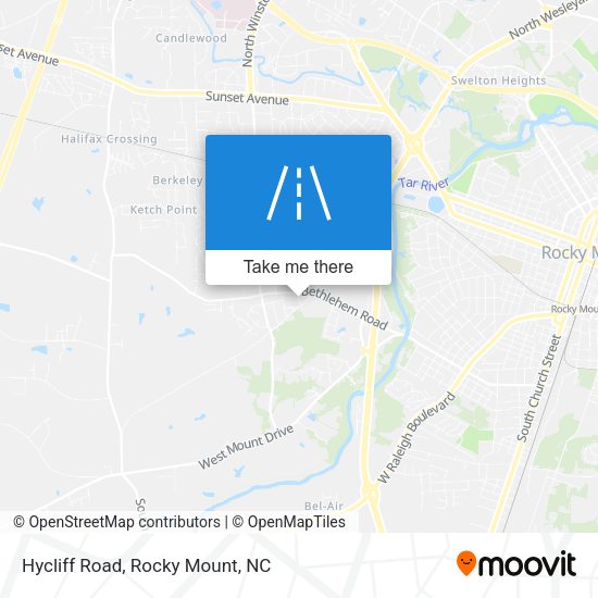 Mapa de Hycliff Road