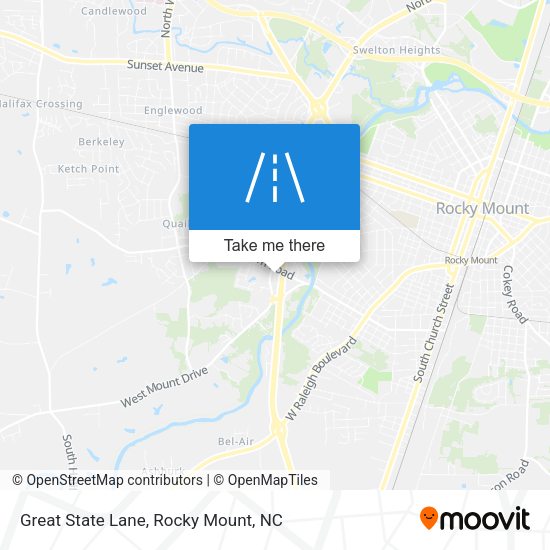 Mapa de Great State Lane