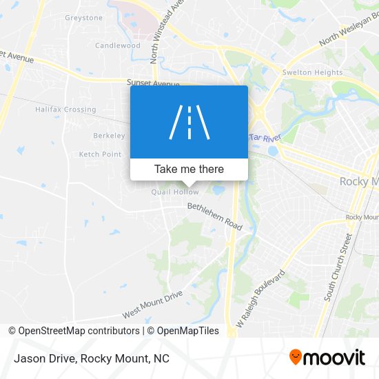 Mapa de Jason Drive