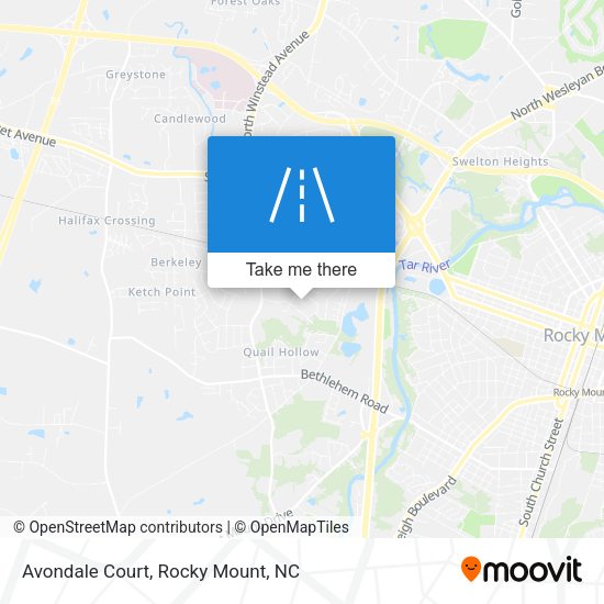 Mapa de Avondale Court