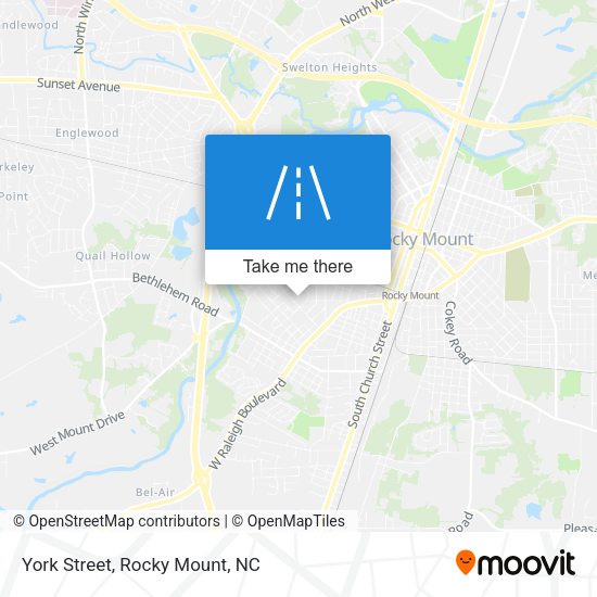 Mapa de York Street