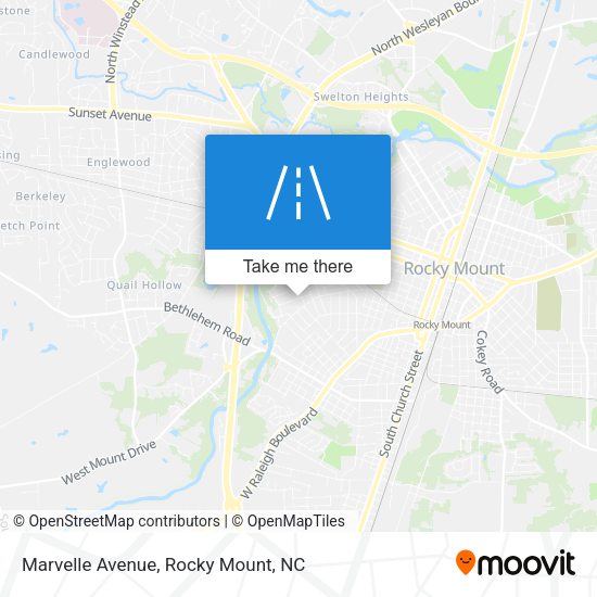 Mapa de Marvelle Avenue