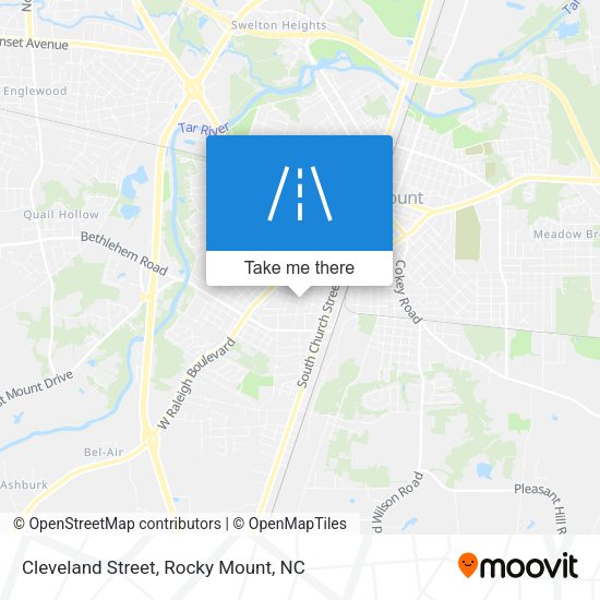 Mapa de Cleveland Street