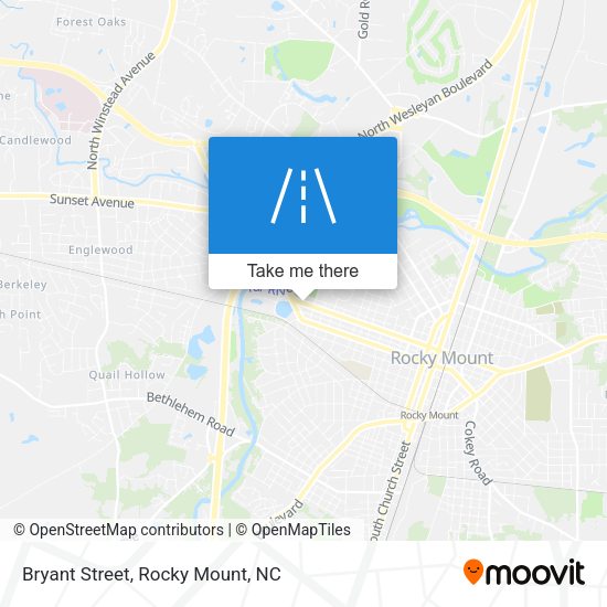 Bryant Street map