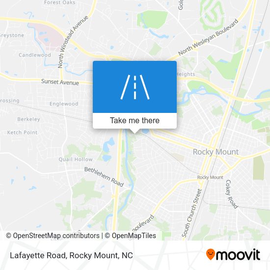 Mapa de Lafayette Road