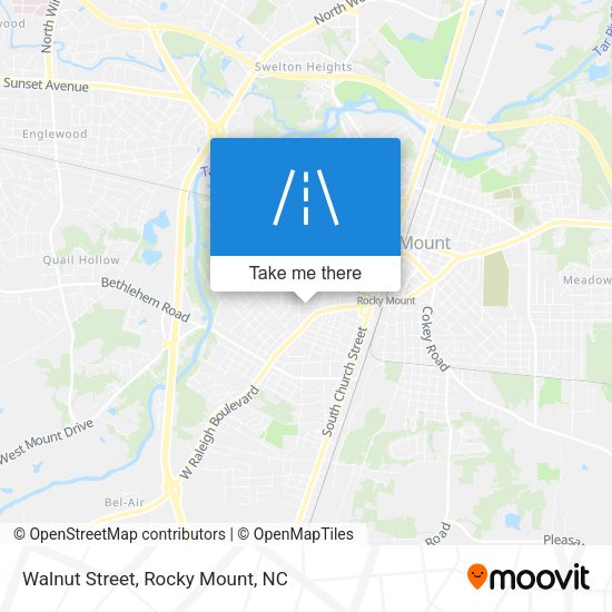 Mapa de Walnut Street