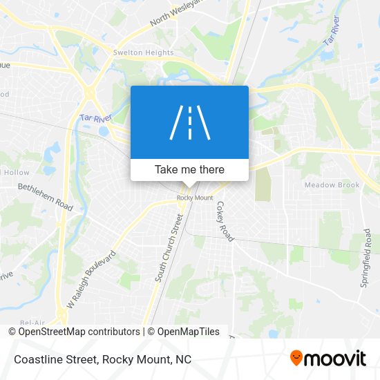 Coastline Street map