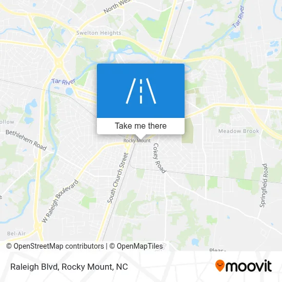 Raleigh Blvd map