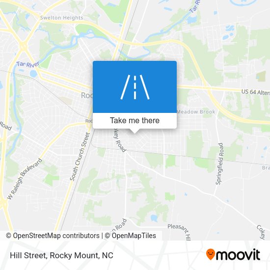 Mapa de Hill Street