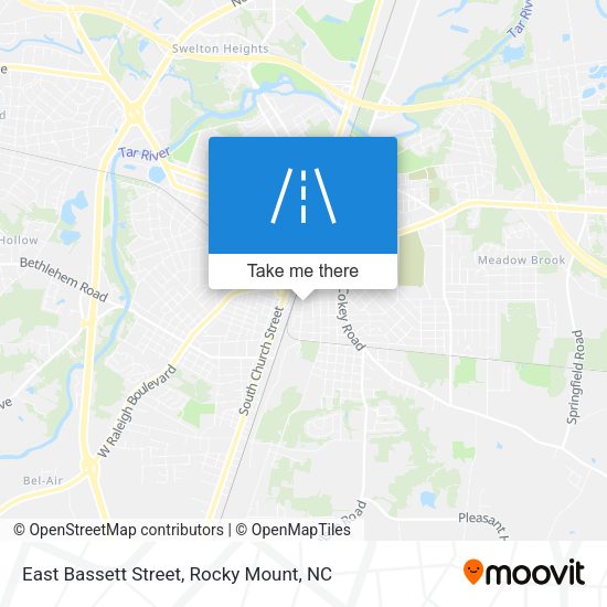 East Bassett Street map