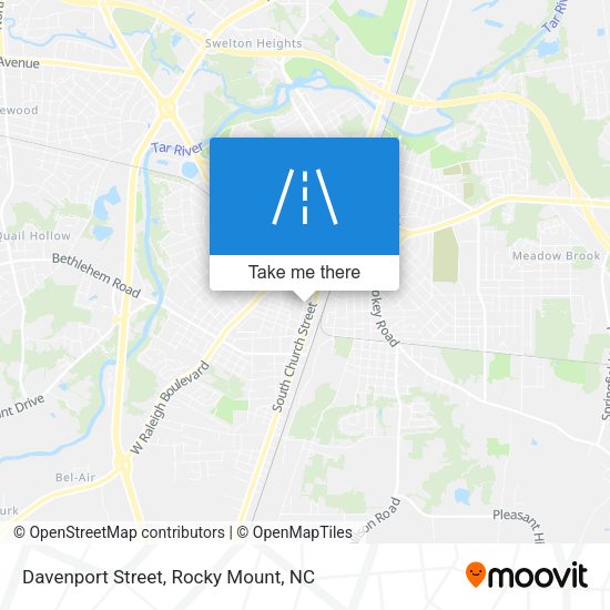 Davenport Street map