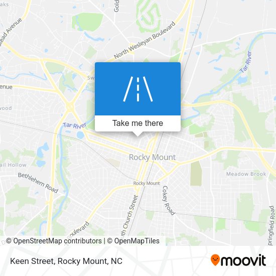 Mapa de Keen Street