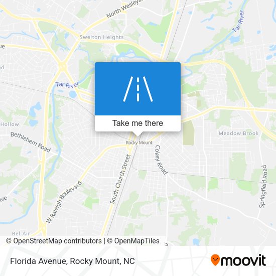 Florida Avenue map