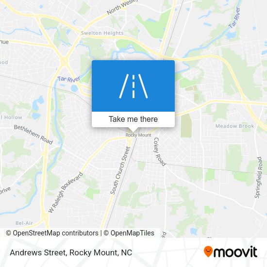 Andrews Street map