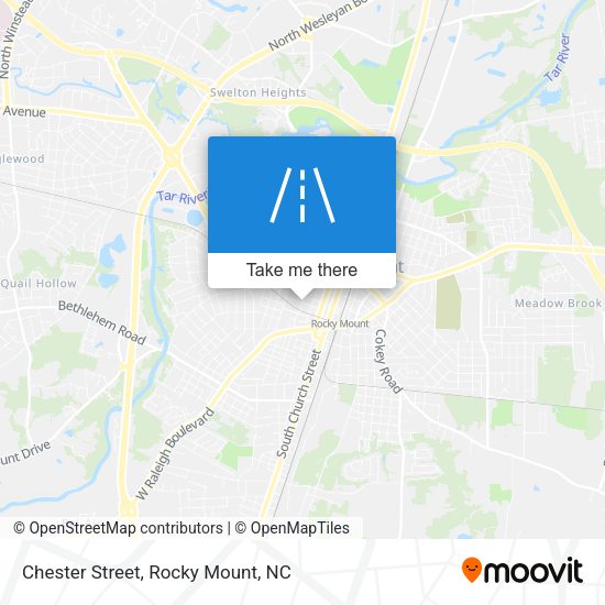 Chester Street map