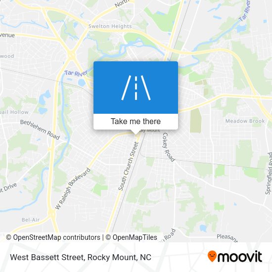 West Bassett Street map