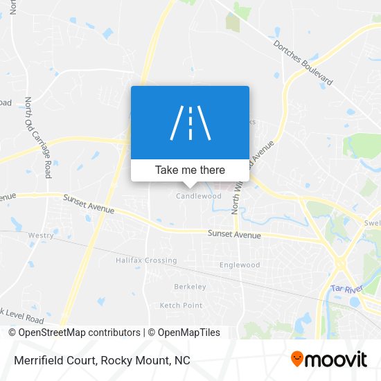 Mapa de Merrifield Court