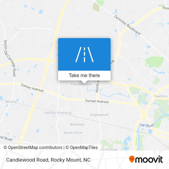 Candlewood Road map