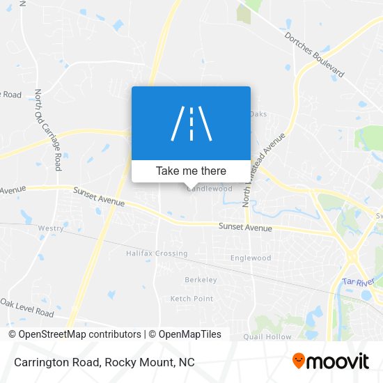Carrington Road map