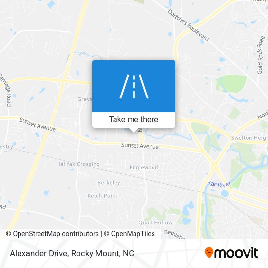 Mapa de Alexander Drive