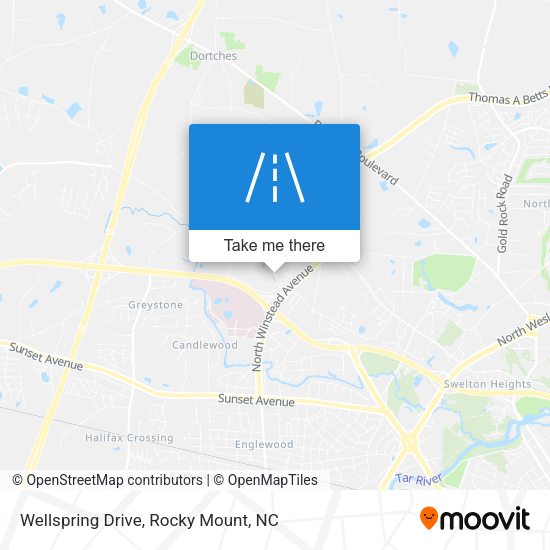 Wellspring Drive map