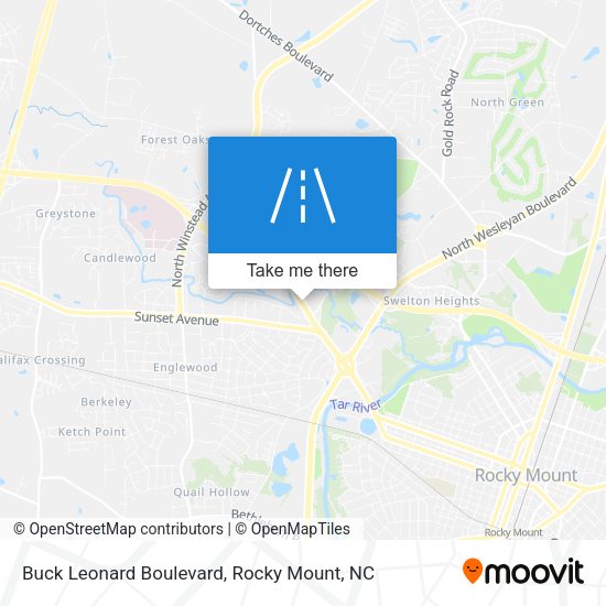 Buck Leonard Boulevard map