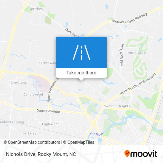 Mapa de Nichols Drive