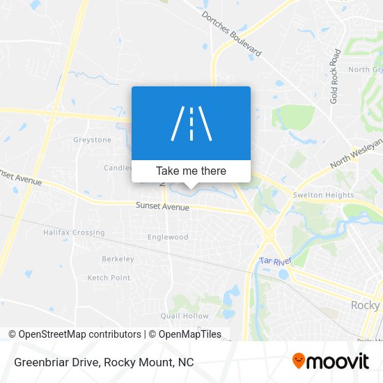 Mapa de Greenbriar Drive