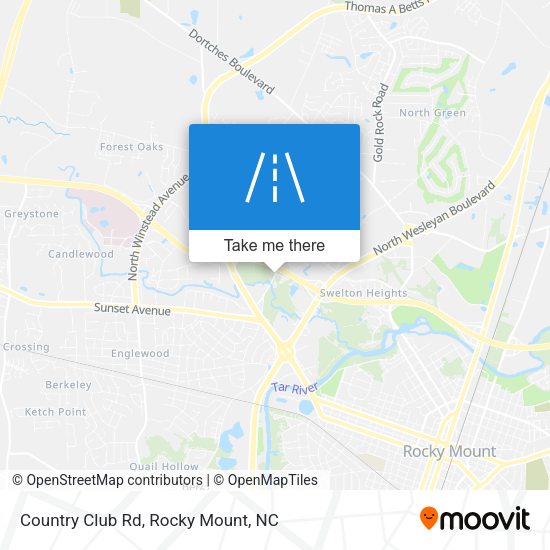 Mapa de Country Club Rd