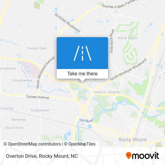 Overton Drive map