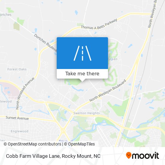 Cobb Farm Village Lane map