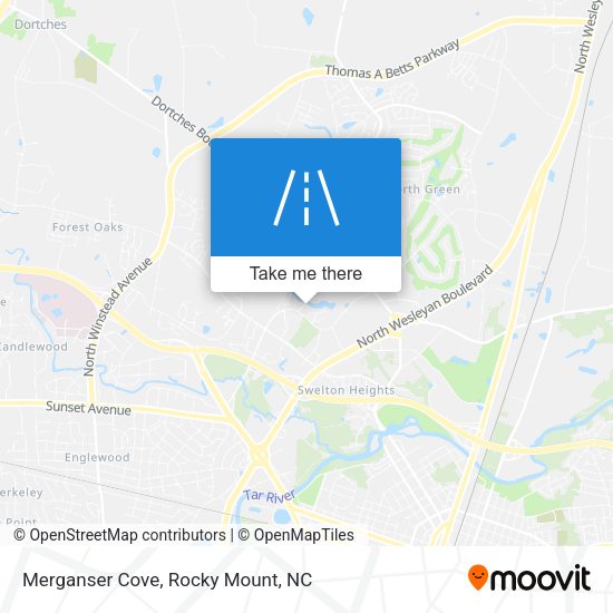 Mapa de Merganser Cove
