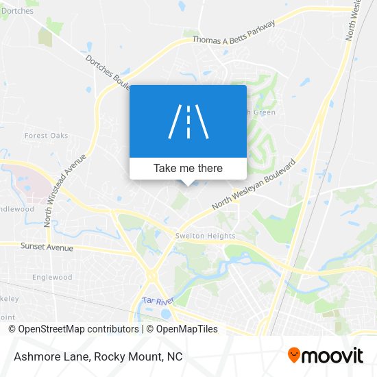 Mapa de Ashmore Lane