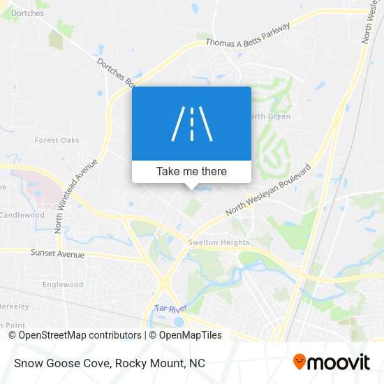Mapa de Snow Goose Cove