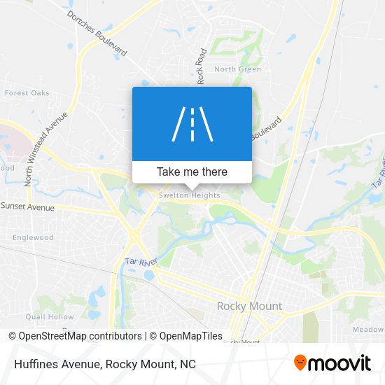 Huffines Avenue map