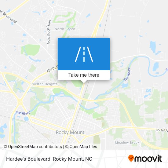 Mapa de Hardee's Boulevard
